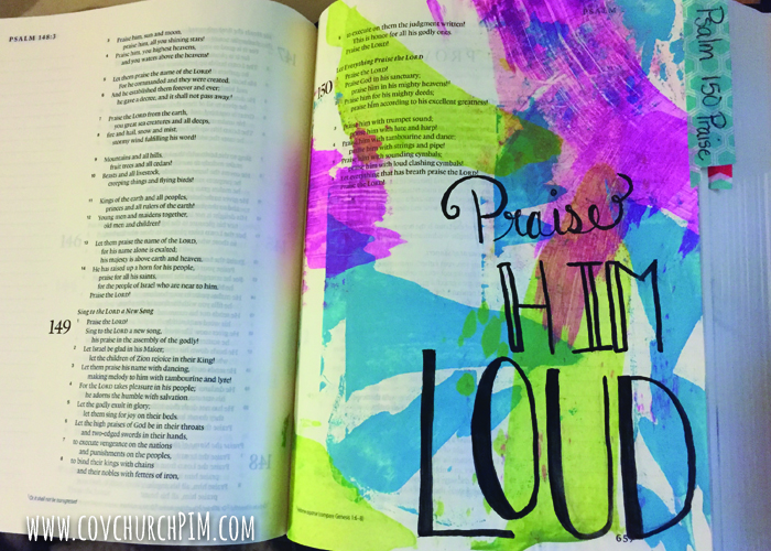 covchurch pim bible art journaling